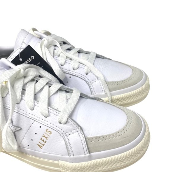 Converse CONS One Star Pro AS Low Top White Women Leather Size Sneakers 168658C - Picture 5 of 10